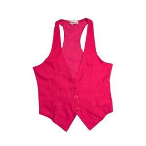 Body Central Hot Pink Vest Women's Small ***According to measurements***